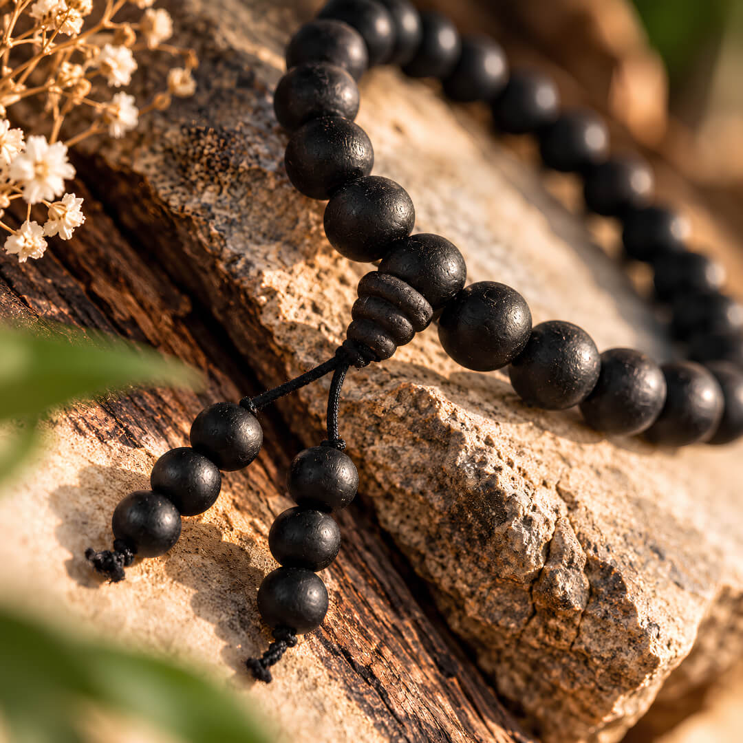 Karungli Wooden Bracelet – Original Ebony Wood Bracelet | Ishwar Tattva