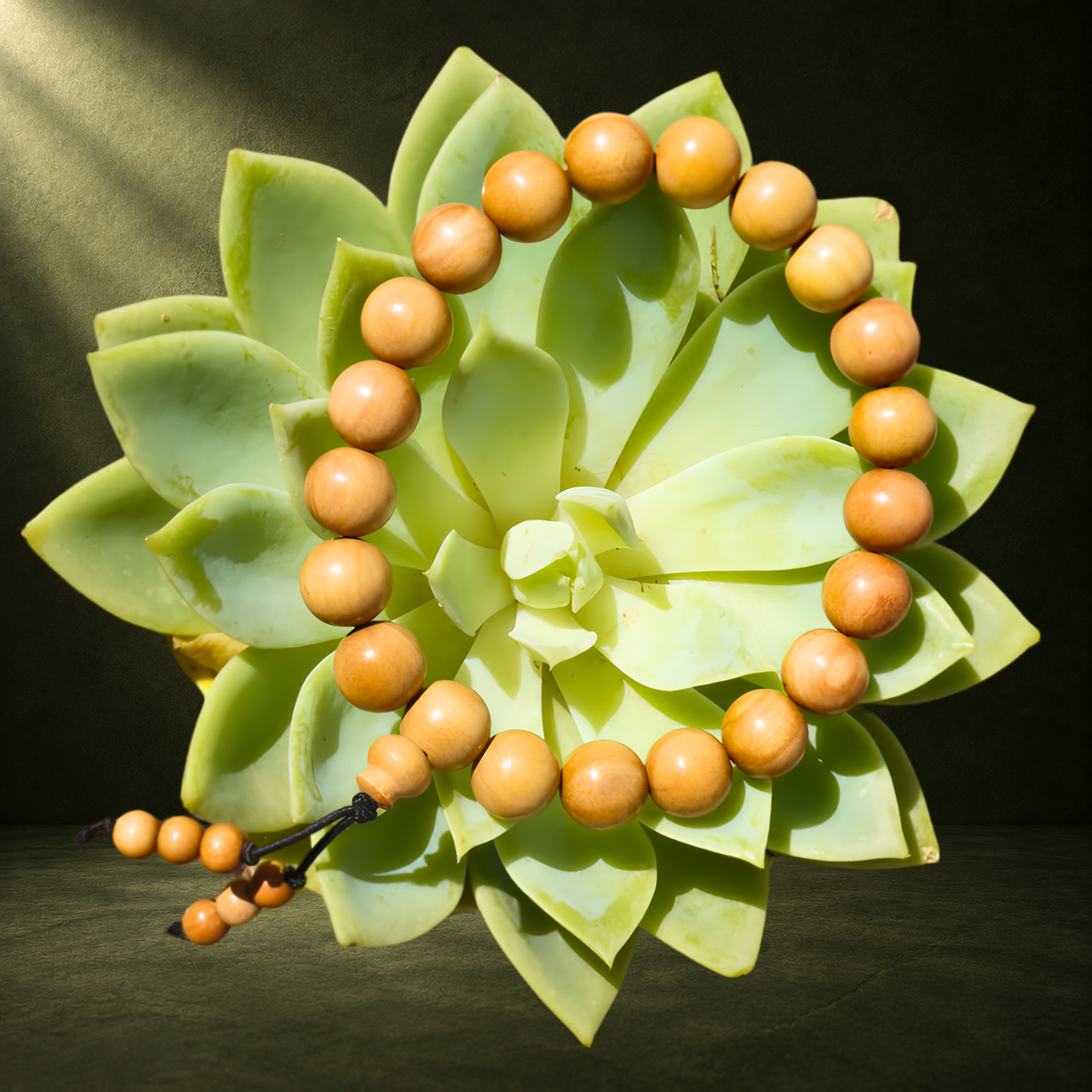 White Sandalwood Bracelet – Natural Chandan Wooden Bracelet | Ishwar Tattva
