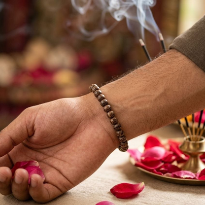 Coconut Wood Bracelet – Natural Coconut Wood Bracelet | Ishwar Tattva