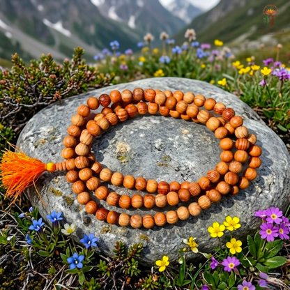 Devadaru Jap Mala – Natural Himalayan Wood 108 Bead Mala | Ishwar Tattva